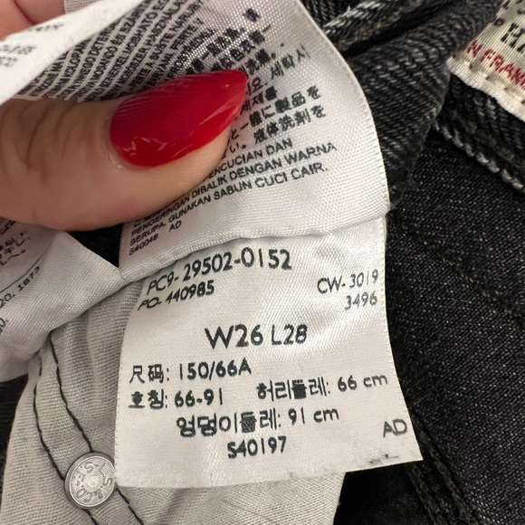 LEVI’S - 501 skinny black jeans - Picture 2 of 3